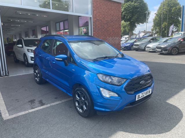 2022 (22) Ford EcoSport ST-Line 5 Door 1.0L Ford EcoBoost 140PS FWD 6 Speed Manual